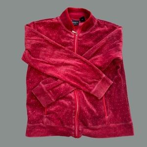 Red tracksuit jacket